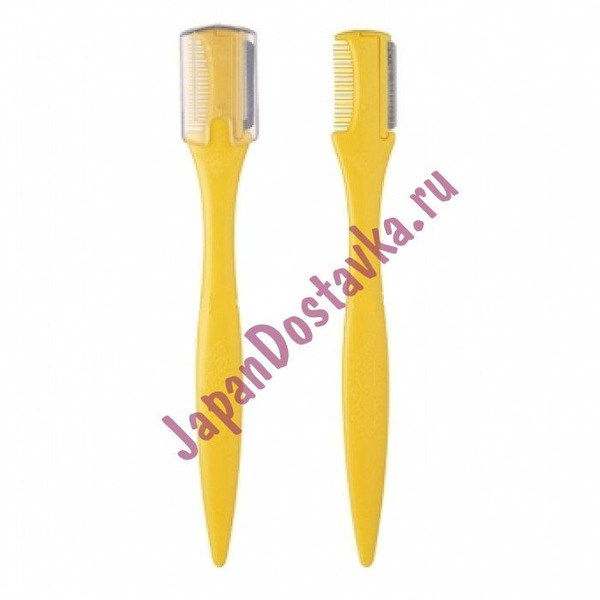 Щетка-корректор бровей желтая в наборе Eyebrow Trimmer (2P), SAEM