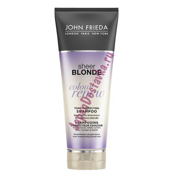 Шампунь для восстановления и поддержания осветленных волос Color Renew (серия Sheer Blonde), JOHN FRIEDA (), 250 мл