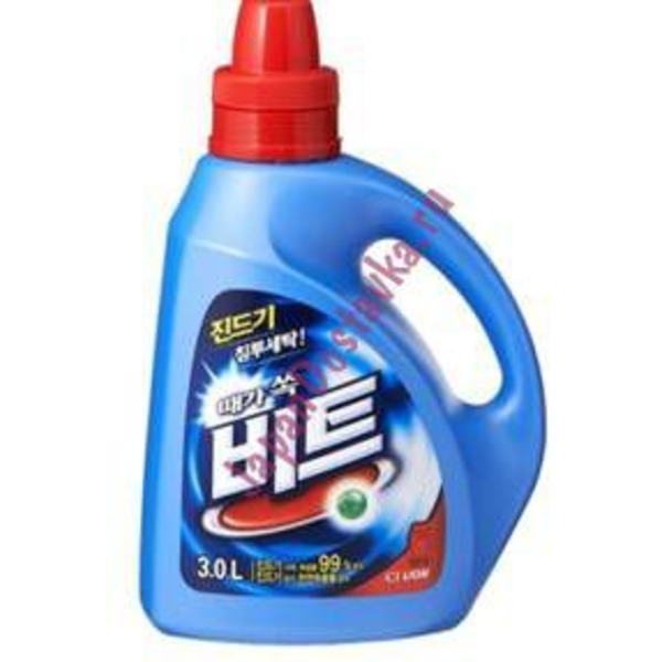 Жидкое средство для ручной и автоматической стирки Beat, CJ Lion, флакон, 3000 мл