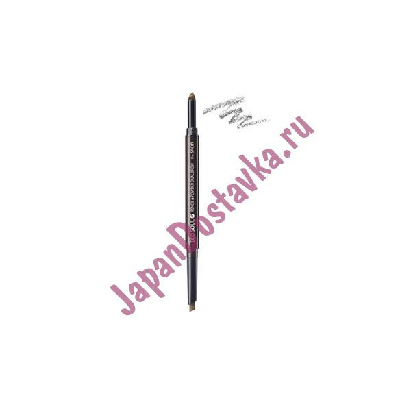 Карандаш-пудра для бровей Eco Soul Pencil & Powder Dual Brow оттенок 03 Black gray, SAEM   0,5 г/ 0,3 г