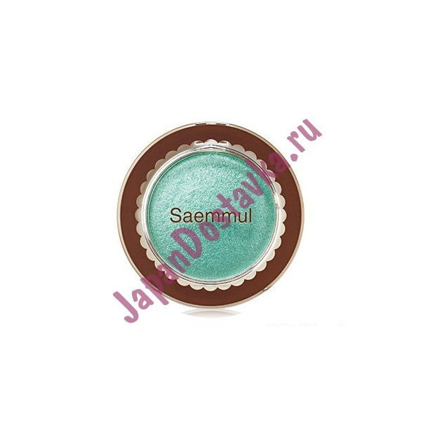 Тени для век Saemmul Bakery Shadow, оттенок BL01 Mintchip Cookie, THE SAEM   3,5 г