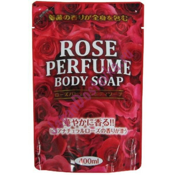 Парфюмированный гель для душа с экстрактом розы (мэу) Wins Rose Perfume, Nihon 400 мл