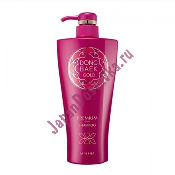 Шампунь для волос Dong Baek Gold Premium Shampoo, MISSHA   500 мл