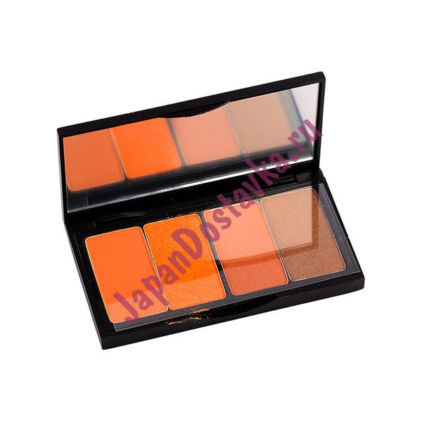 Палета теней для век Day By Day Shadow Palette, оттенки Mystic Orange (Загадочный Оранжевый), SECRET KEY   3 г х 4