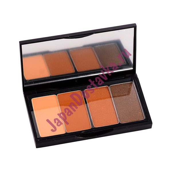 Палета теней для век Day By Day Shadow Palette, оттенки Soul Brown (Коричневая Душа), SECRET KEY   3 г х 4