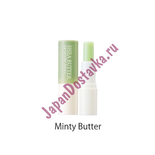 Бальзам для губ увлажняющий Shea Butter Lip Care Bar Minti Butter (Мятное Масло), SKINFOOD   3,5 г
