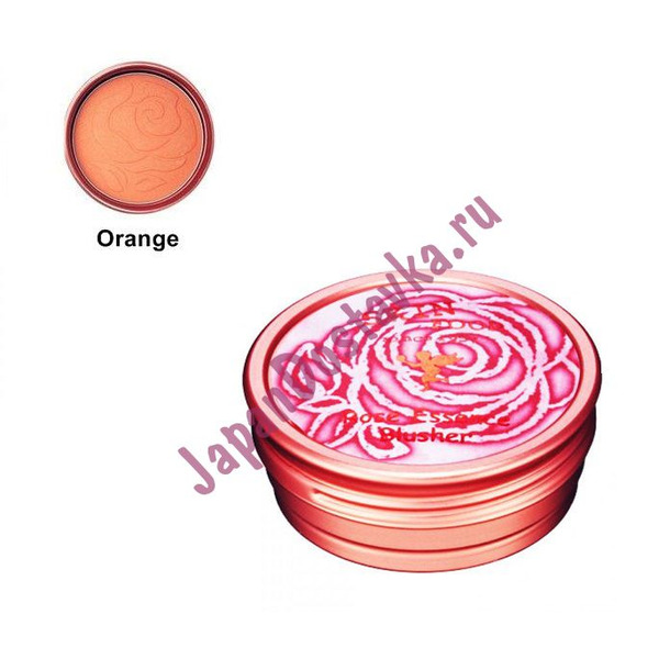 Румяна компактные Rose Essence Blusher, оттенок № 2 Orange (оранжевый), SKINFOOD   6 г
