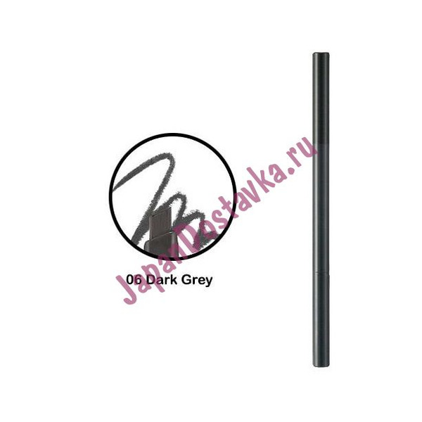 Карандаш для бровей автоматический Designing Eyebrow Pencil, оттенок 06 Dark Gray (темно-серый), THE FACE SHOP   3 г