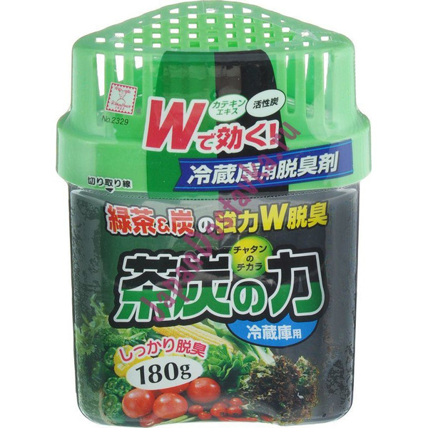 Поглотитель запахов для холодильника Power Of Green Tea Сила угля и зеленого чая, KOKUBO  180 г