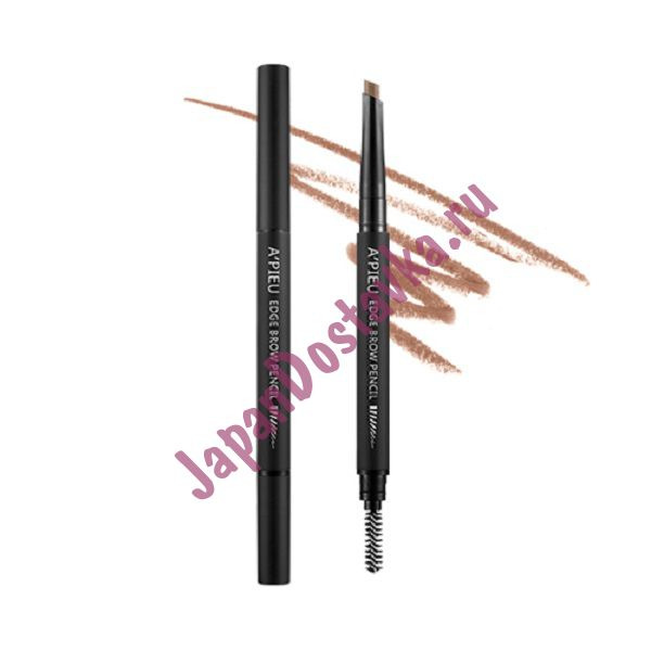 Автоматический карандаш для бровей Edge Brow Pencil Light Brown, светло-коричневый, APIEU   0,35 мл