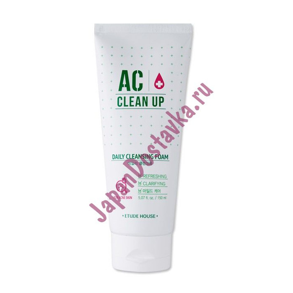 Очищающая пенка для проблемной кожи AC Clean up Daily Cleansing Foam, ETUDE HOUSE   150 мл
