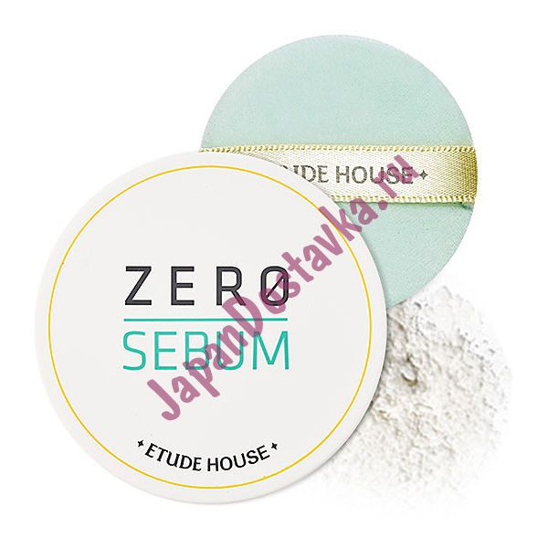Пудра рассыпчатая для проблемной кожи Zero Sebum Drying Powder, ETUDE HOUSE   6 г