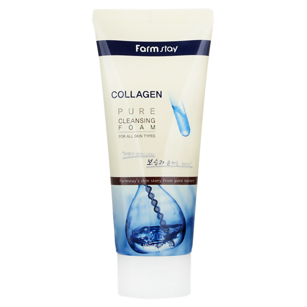 Пенка очищающая с коллагеном Collagen Pure Cleansing Foam, FARMSTAY   180 мл
