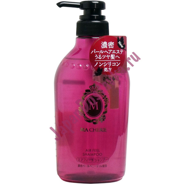 Бессиликоновый шампунь для придания объема с цветочно-фруктовым ароматом MA CHERIE Air Feel Shampoo, SHISEIDO  450 мл