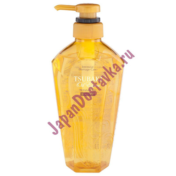 Бессиликоновый  шампунь для восстановления поврежденных волос, насыщенный маслом камелии TSUBAKI Oil Extra Shampoo, SHISEIDO  450 мл