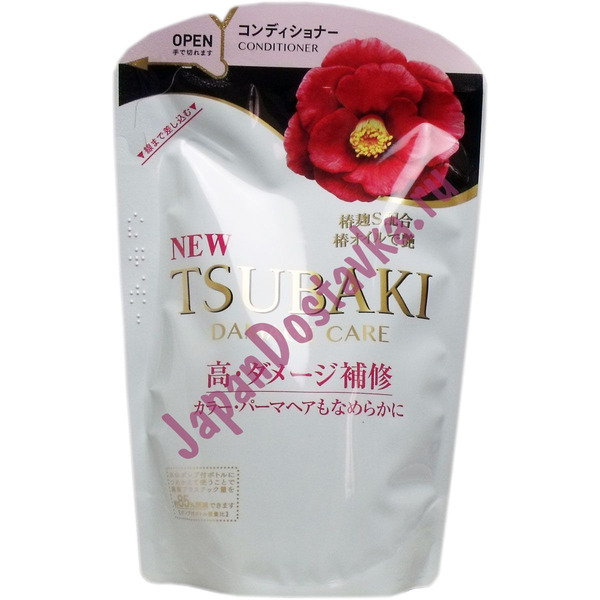 Шампунь для поврежденных волос с маслом камелии TSUBAKI Damage Care Shampoo (мягкая упаковка), SHISEIDO  345 мл