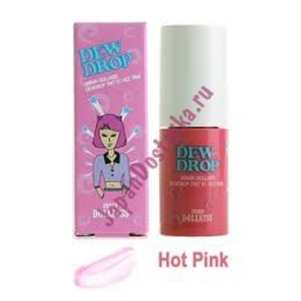Тинт для губ Urban Dollkiss Dewdrop Tint, оттенок № 1 Hot Pink (розовый), BAVIPHAT   4 мл