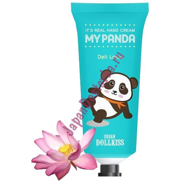 Крем для рук Urban Dollkiss It’s Real My Panda Hand Cream, аромат 04 Deli Lotus (Лотос), BAVIPHAT   30 г