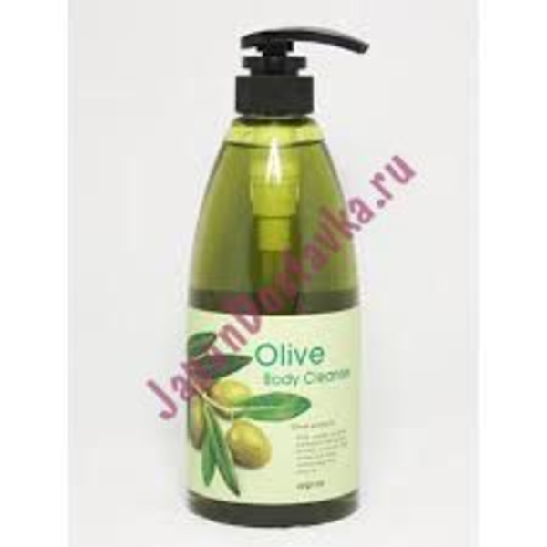 Гель для душа с экстрактом оливы расслабляющий Olive Body cleanser WELCOS 740 г