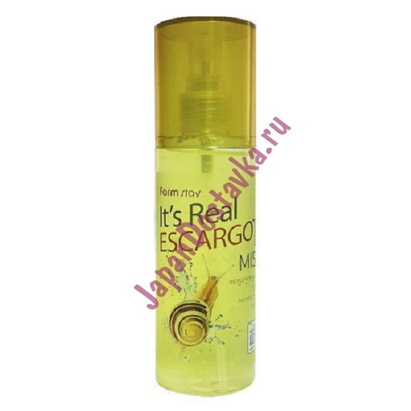 Гель-мист для лица с экстрактом улитки Its Real Gel Mist Escargot, FARMSTAY 120 мл