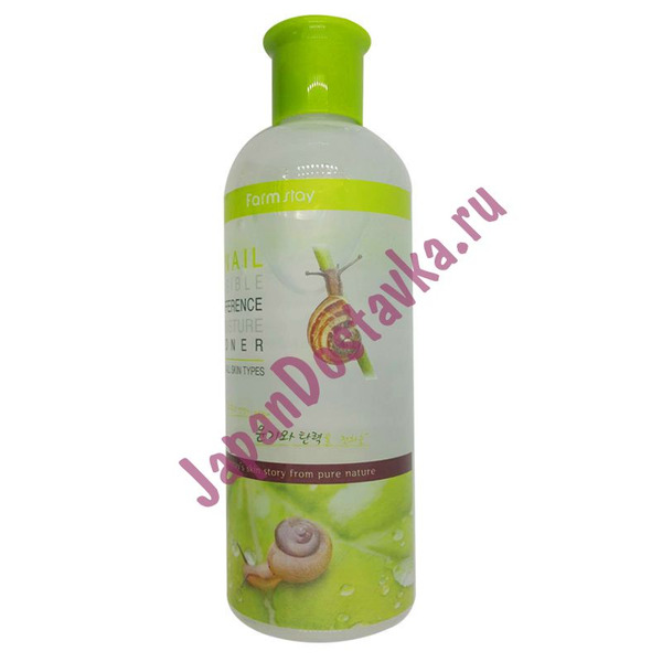 Увлажняющий тонер с экстрактом улитки Visible Difference Moisture Toner Snail, FARMSTAY   350 мл