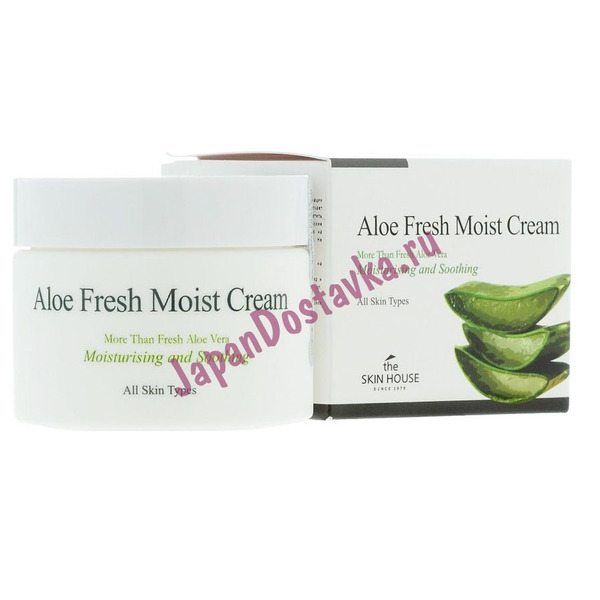 Крем для лица с экстрактом алоэ (для комбинированной или жирной кожи) Aloe Fresh Moist Cream, THE SKIN HOUSE   50 мл