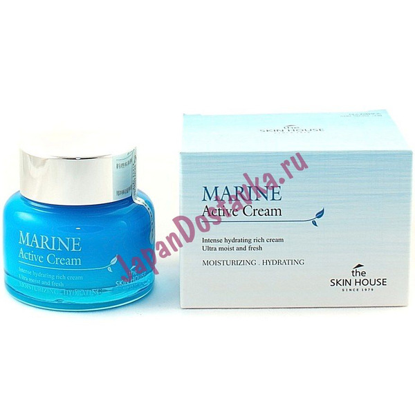 Крем для лица с керамидами Marine Active Cream, THE SKIN HOUSE   50 мл