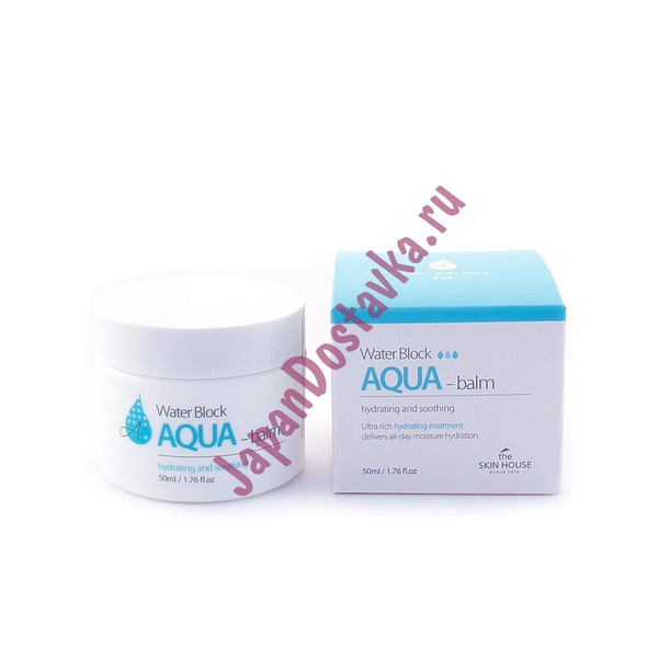 Увлажняющий аква-бальзам для лица Water Block Aqua Balm, THE SKIN HOUSE   50 мл