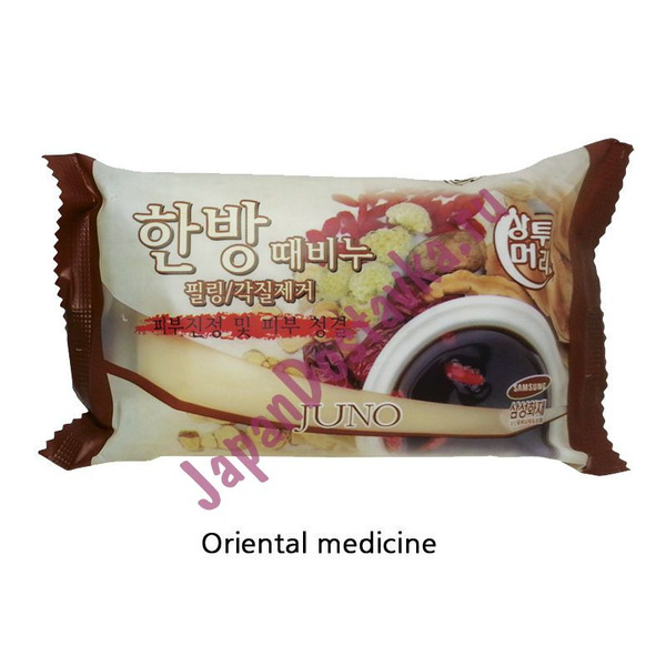 Мыло-скраб с экстрактом восточных трав Sangtumeori Peeling Soap Oriental Medicine, JUNO   150 г