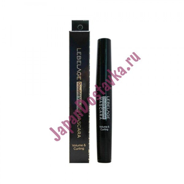 Водостойкая тушь для ресниц Double Volume Waterproof Mascara, LEBELAGE   7 мл