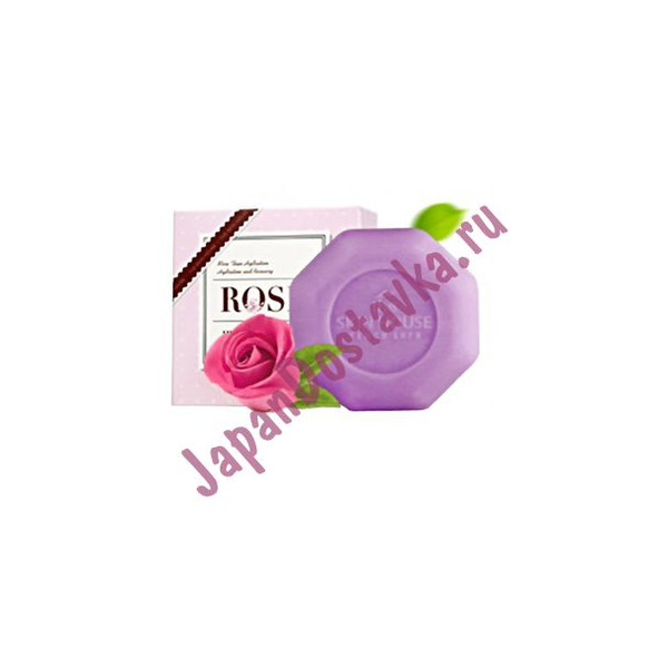 Мыло с экстрактом розы Rose Heaven Soap, THE SKIN HOUSE   90 г