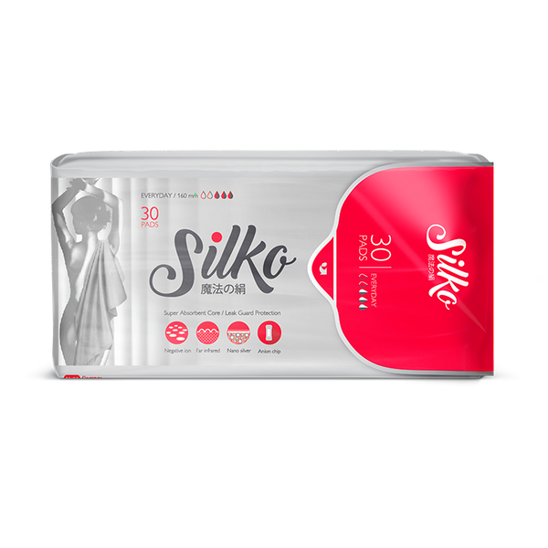Прокладки женские гигиенические ежедневные, SILKO  30 шт