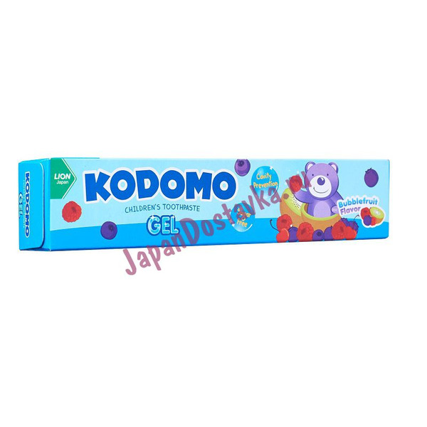 Детская гелевая зубная паста Kodomo со вкусом ягод (6 мес+), LION   40 г