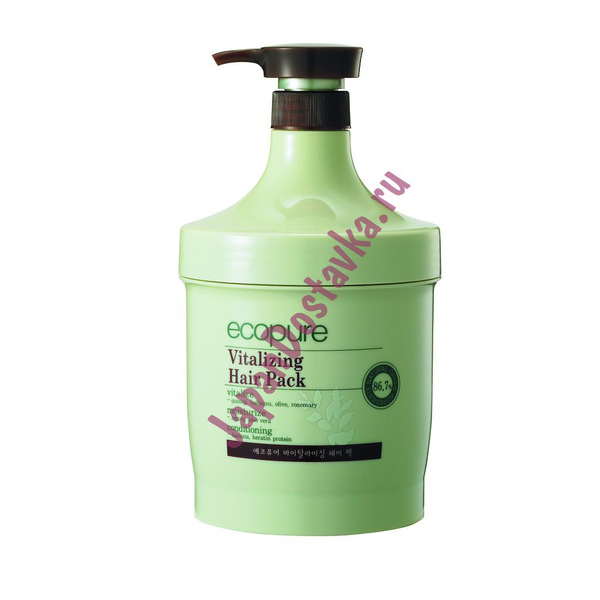 Витаминизирующая маска для волос Ecopure Vitalizing Hair Pack, FLOR DE MAN   1000 мл