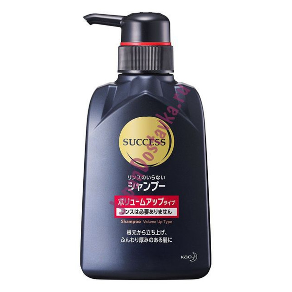 Мужской шампунь для увеличения объема волос Success Shampoo Volume Up Type, KAO  350 мл (диспенсер)