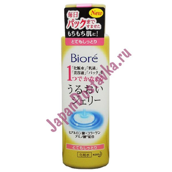 Интенсивно увлажняющий гель Biore Moisture Jerry Very Moist Body с коллагеном, гиалуроновой кислотой и аминокислотами, KAO  180 мл