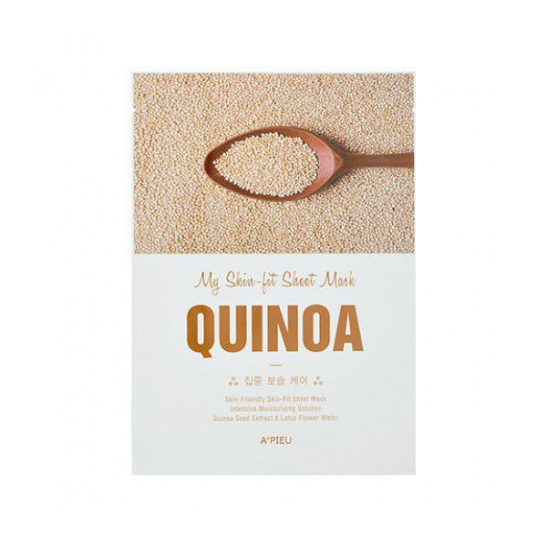 Тканевая маска для лица с экстрактом киноа My Skin-Fit Sheet Mask Quinoa, APIEU   25 г