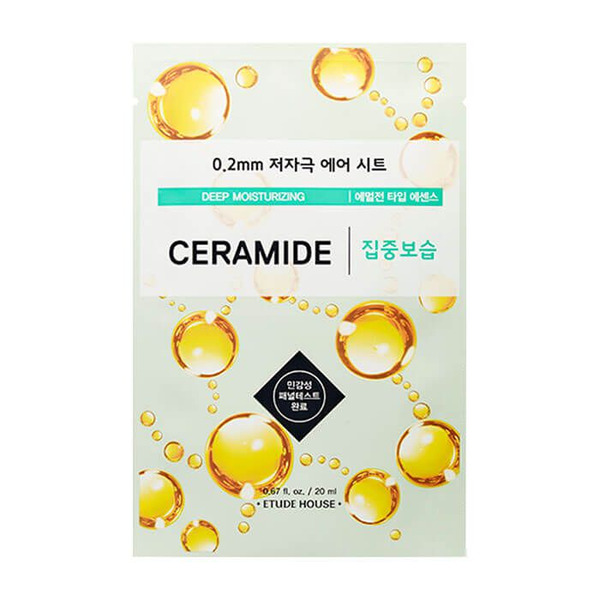 Тканевая маска для лица с керамидами 0.2 Therapy Air Mask Ceramide Deep Moisturizing, ETUDE HOUSE   20 мл