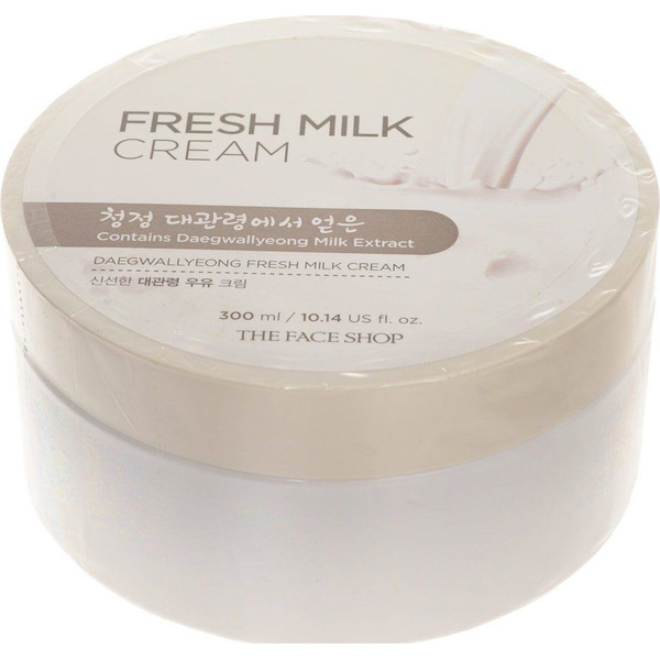 Крем для лица и тела с экстрактом молока Daegwallyeong Milk Fresh Cream, THE FACE SHOP   300 мл