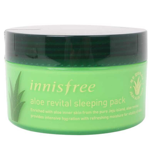 Ночная маска с экстрактом алоэ вера Aloe Revital Sleeping Pack, INNISFREE   100 мл