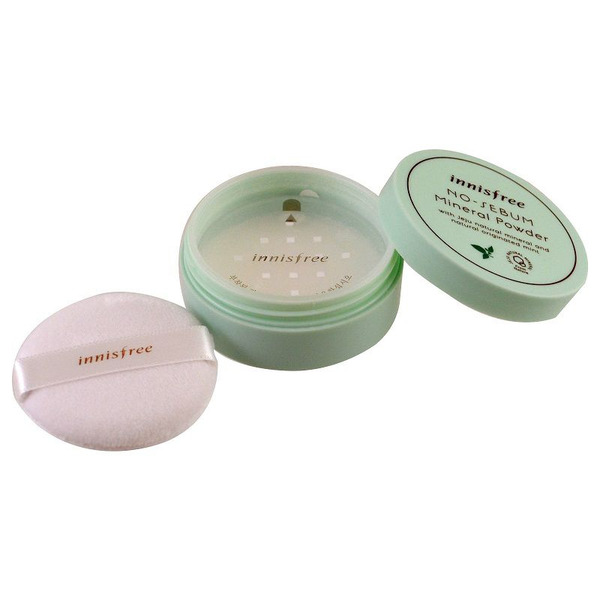 Бесцветная матирующая рассыпчатая пудра No Sebum Mineral Powder, INNISFREE   5 г