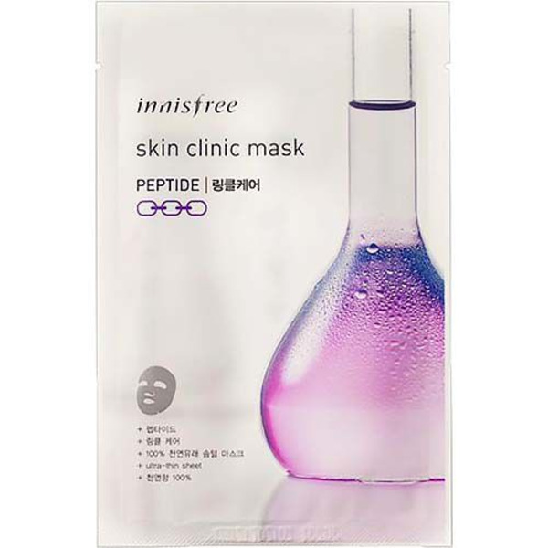 Ультратонкая листовая маска для лица с пептидами Skin Clinic Mask Peptide, INNISFREE   20 мл