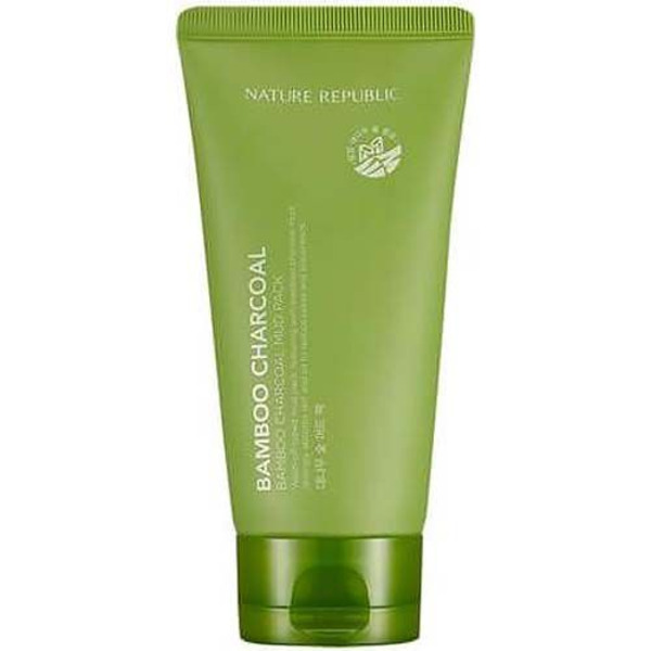 Грязевая маска для лица с экстрактом бамбука Bamboo Charcoal Mud, NATURE REPUBLIC   150 г