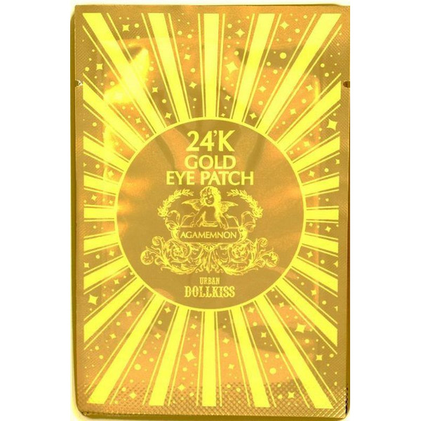 Гидрогелевые патчи для глаз с 24-каратным золотом Urban Dollkiss Agamemnon 24K Gold Hydrogel Eye Patch, BAVIPHAT 2,8 г