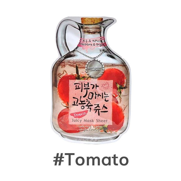 Осветляющая тканевая маска с экстрактом томата Tomato Juicy Mask Sheet Moisture and Bright, BAVIPHAT   23 г