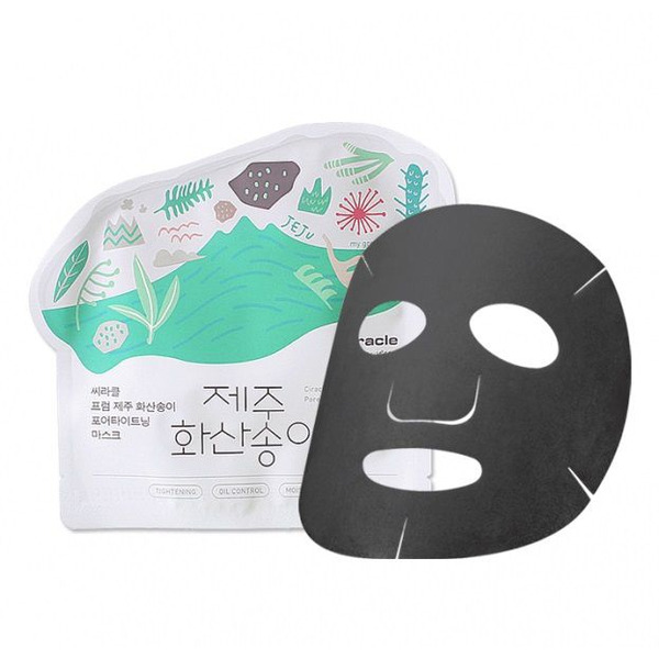 Тканевая маска для лица для сужения пор Jeju Volcanic Pore Tightening Mask, CIRACLE   21 г
