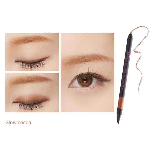 Карандаш для глаз гелевый Power Proof Gel Pencil Liner Glow Cocoa (какао), FASCY   0,4 г