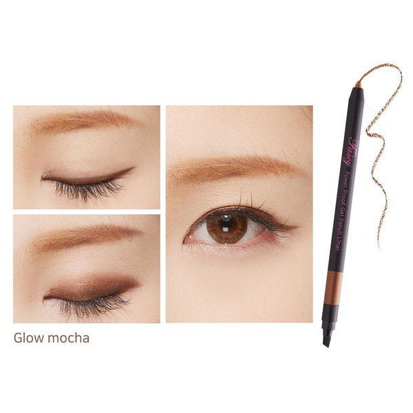 Карандаш для глаз гелевый Power Proof Gel Pencil Liner Glow Motcha (мотча), FASCY   0,4 г