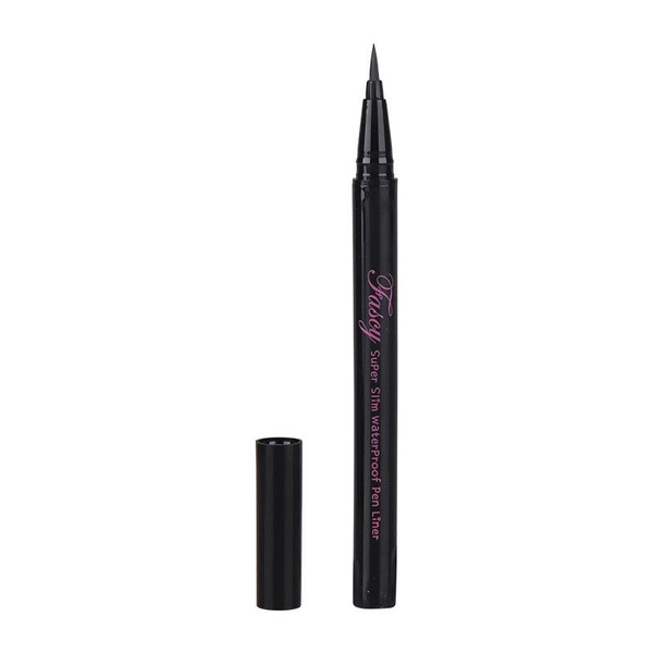 Подводка для глаз Super Slim Waterproof Pen Liner Black (черная), FASCY   0,6 г