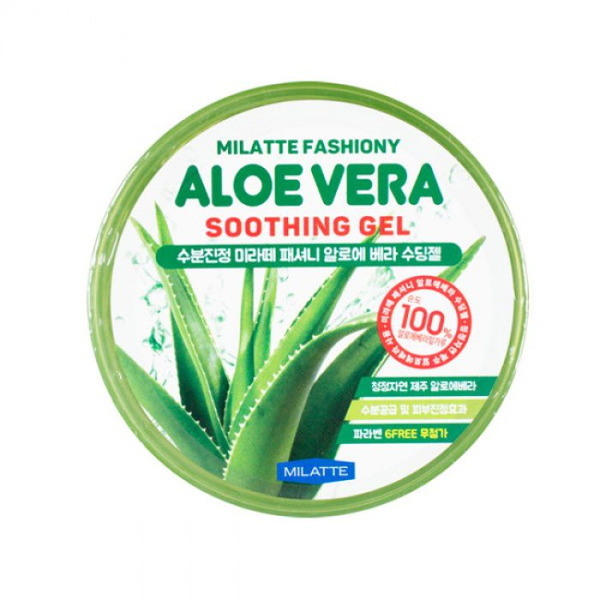 Гель универсальный увлажняющий Fashiony Aloe Vera Soothing Gel, MILATTE   300 мл